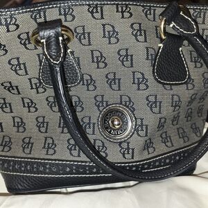 Dooney & Bourke Black Textured Shoulder Bag